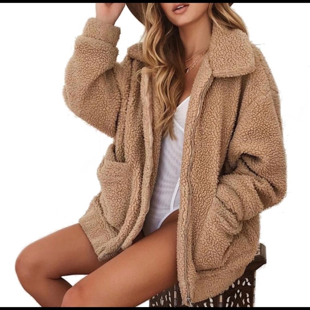 NWOT Vertvir Teddy Jacket, S